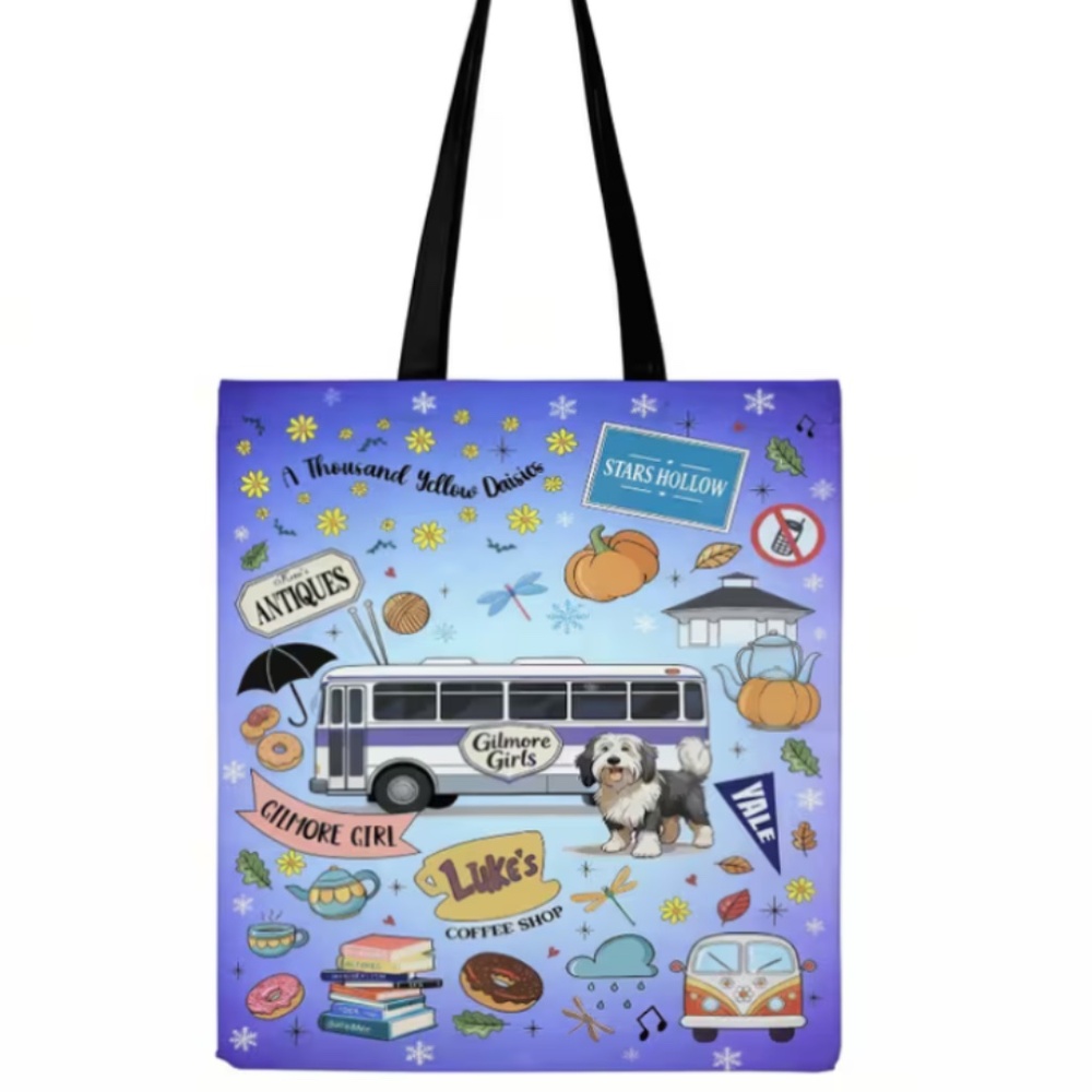 Gilmore Girls Tote Bag with Multicolor Design - Picture 7 of 7